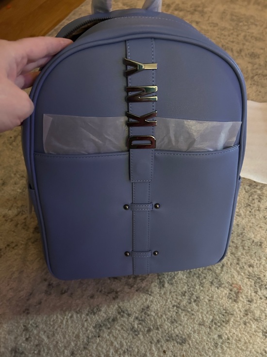 Dkny Accessories - DKNY Lavender Faux Leather Mini Backpack - Lavender
